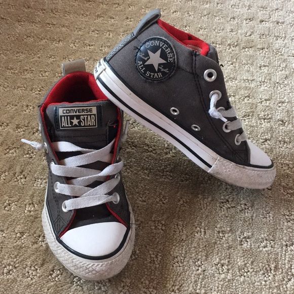 red high top converse size 3